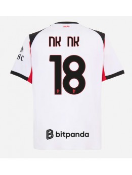 AC Milan Christopher Nkunku #18 Replika Borta Kläder 2025-26 Kortärmad
